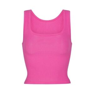 Vibrant Pink Sleeveless Top